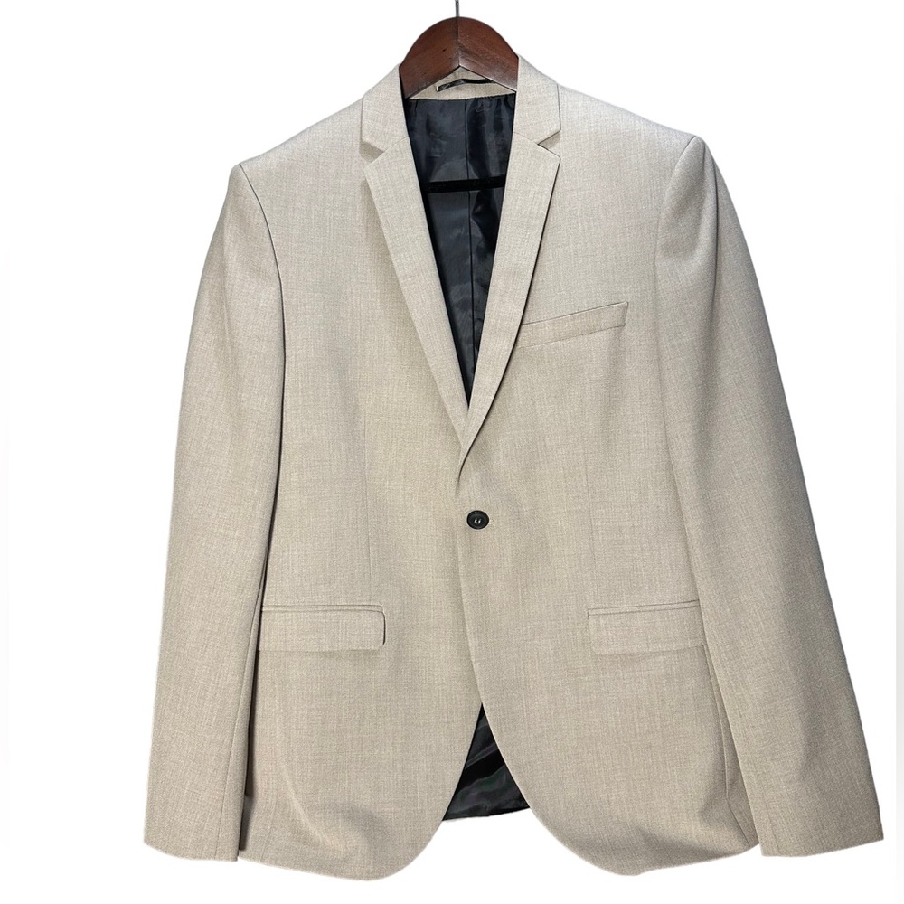 Selected Homme Men’s Tan Suit Jacket (38s) and Pants (32s)